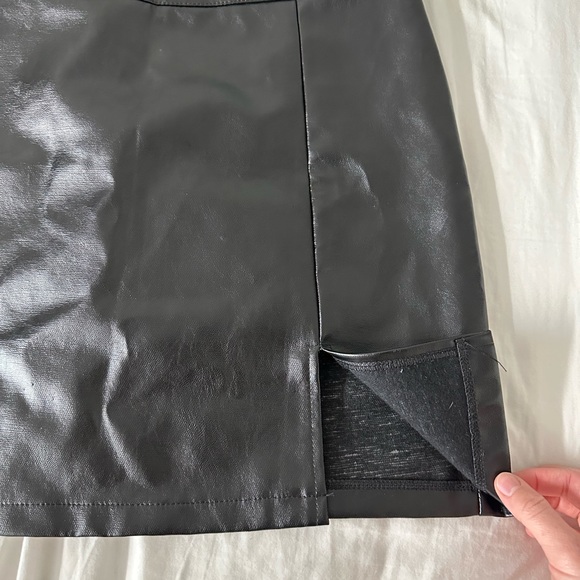Shein Leather Skirt - Picture 4 of 5